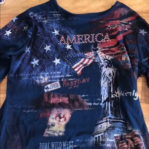 America long sleeve T-shirt